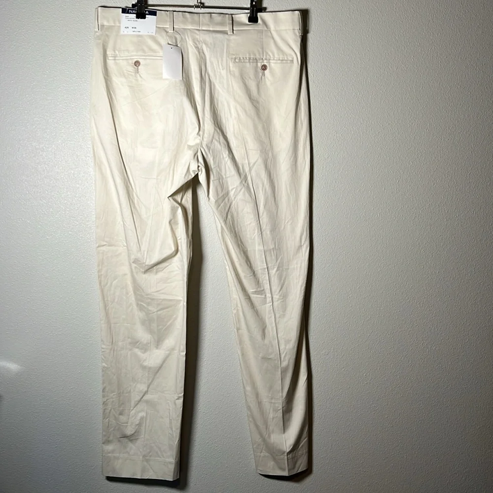 42x36 Nautica pleated sail white pants maybe Miami vice?